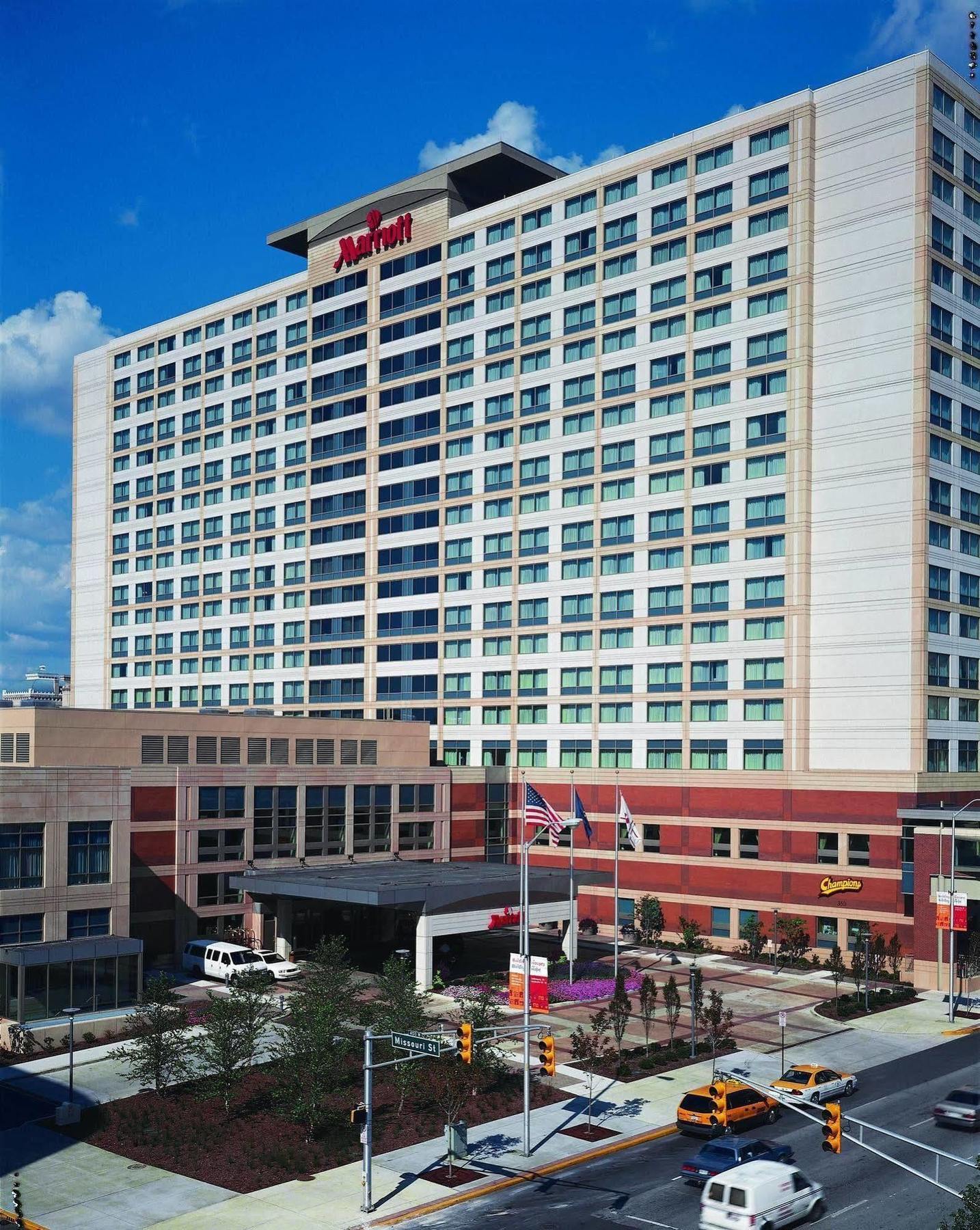 Hotel Indianapolis Marriott Downtown Exterior foto